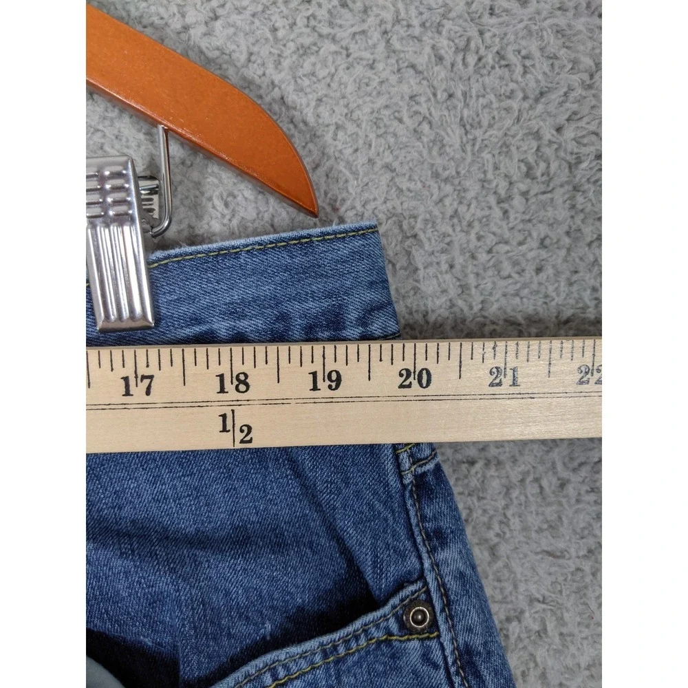 Wrangler Jeans Mens 40X30 (40x29) Blue Denim Straight Leg Relaxed Fit Y2K FLAW